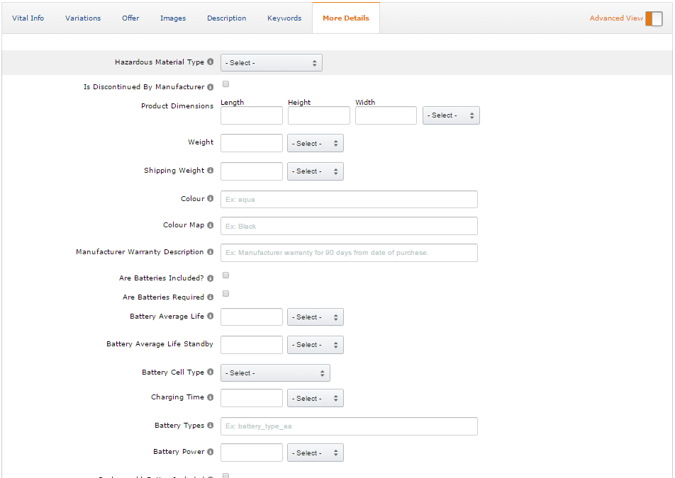 Example: Surveillance Camera Product Listing