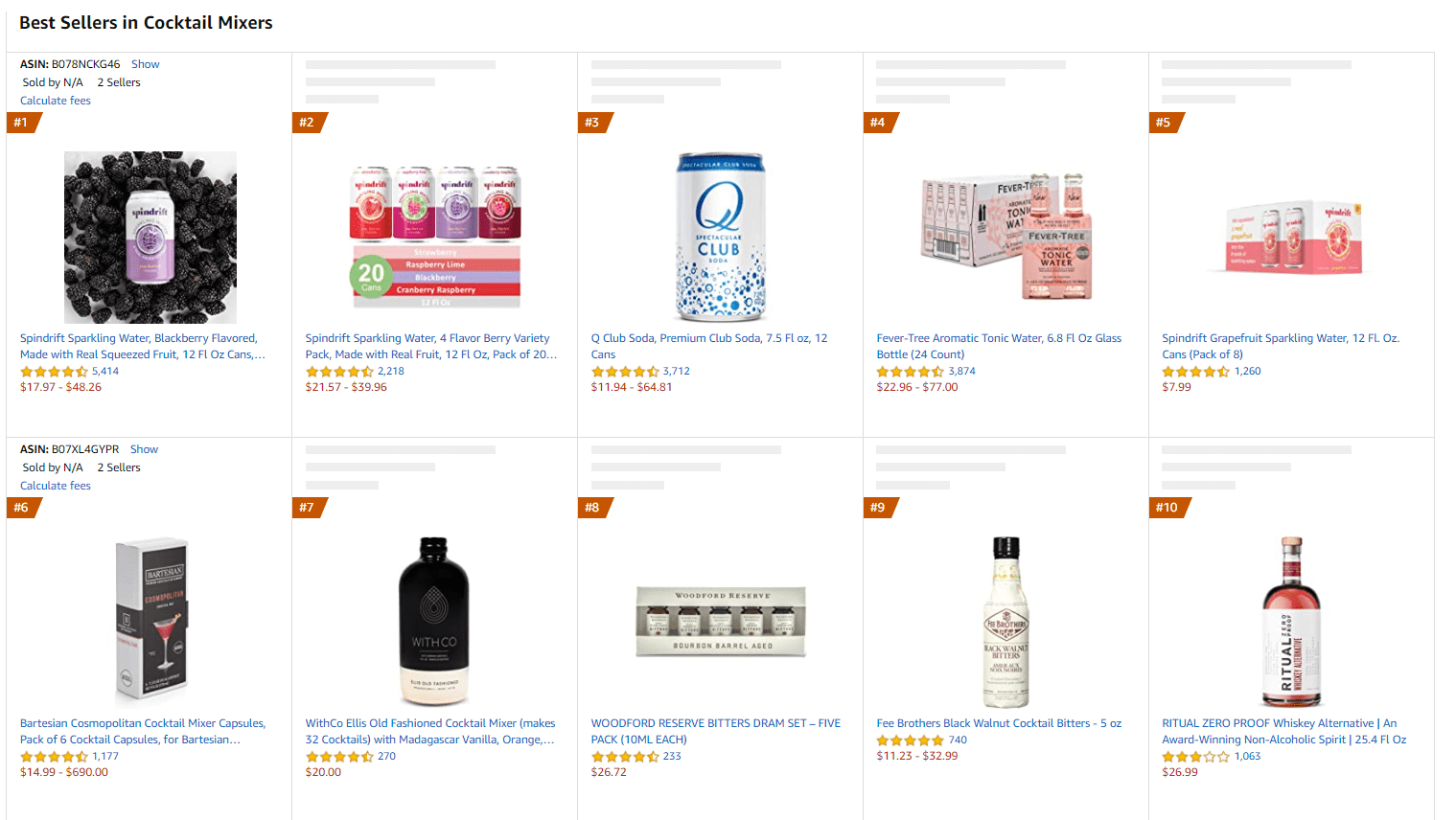image1 (Ritual Zero Proof was ranked at #10 in its category, which suggested to me that it had already maximized its existing advertising strategy)