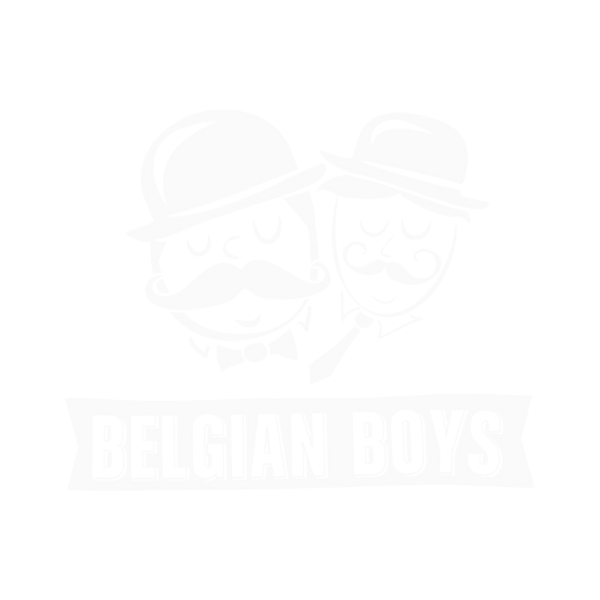 Belgian Boys Logo White