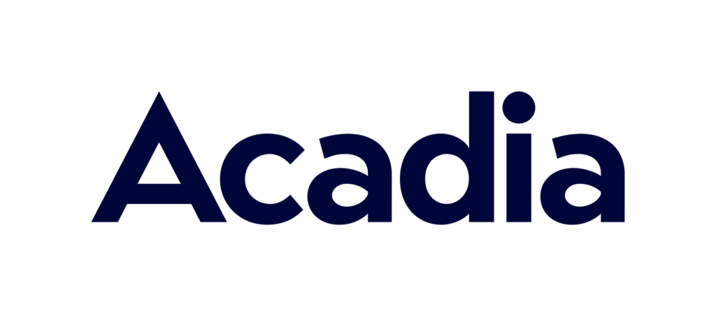 Acadia Logo in Dark Navy