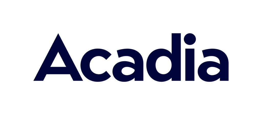 Acadia Logo in Dark Navy